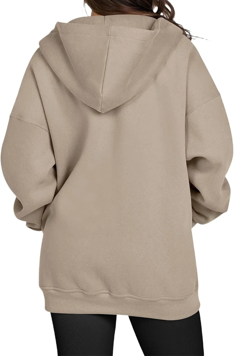Zip Up Hoodies Women Oversized Sweatshirts Casual Long Sleeve Jackets Workout Y2K Outfits Fall Coats with Pockets